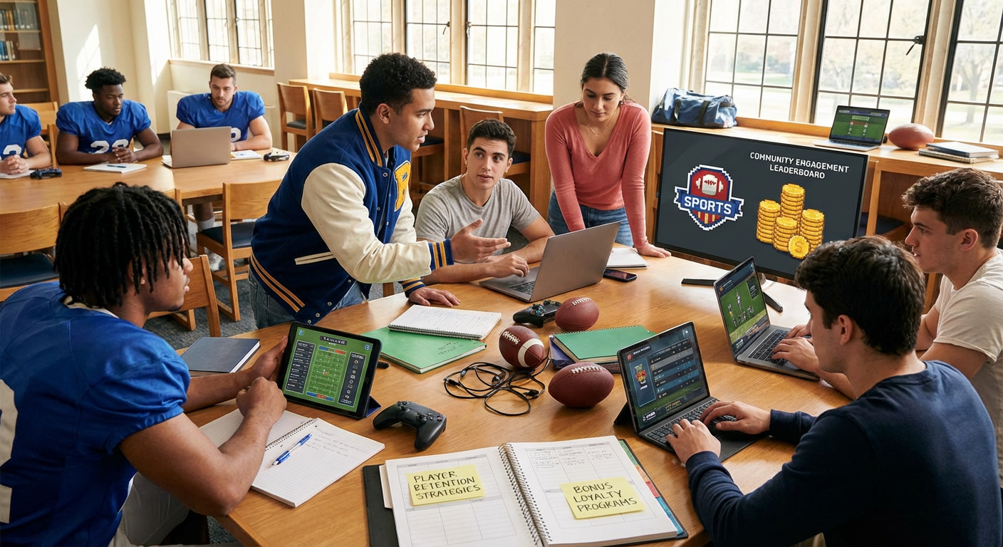 A close-up of a mobile developer looking intensely at a tablet displaying real-time multiplayer analytics, set against a dark, moody background with glowing data visualizations.